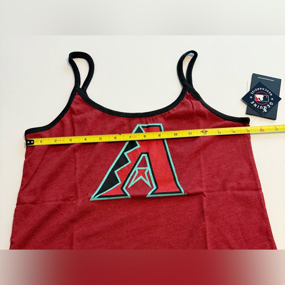 NWT New Era Women’s Red Arizona Diamondbacks tank top, Size Small - Picture 7 of 10